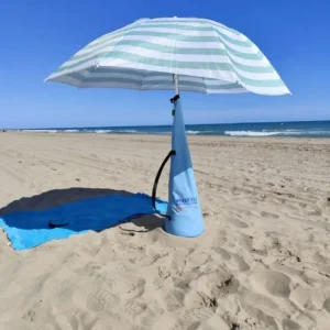 Novedosa Mochila de playa multifuncional antirrobos azul